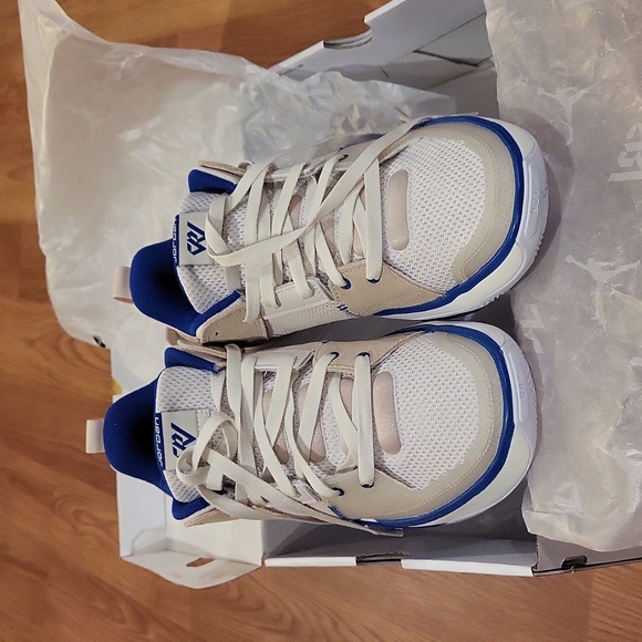 NIB Jordan One Take 5 Mens Phantom Sail Sand Game Royal Sz8 - Picture 7 of 10